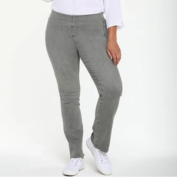 NYDJ Jeans Tummy Control No Gap Pull On Waistband Slim Bootcut Plus Size 2X NWT - Picture 2 of 11